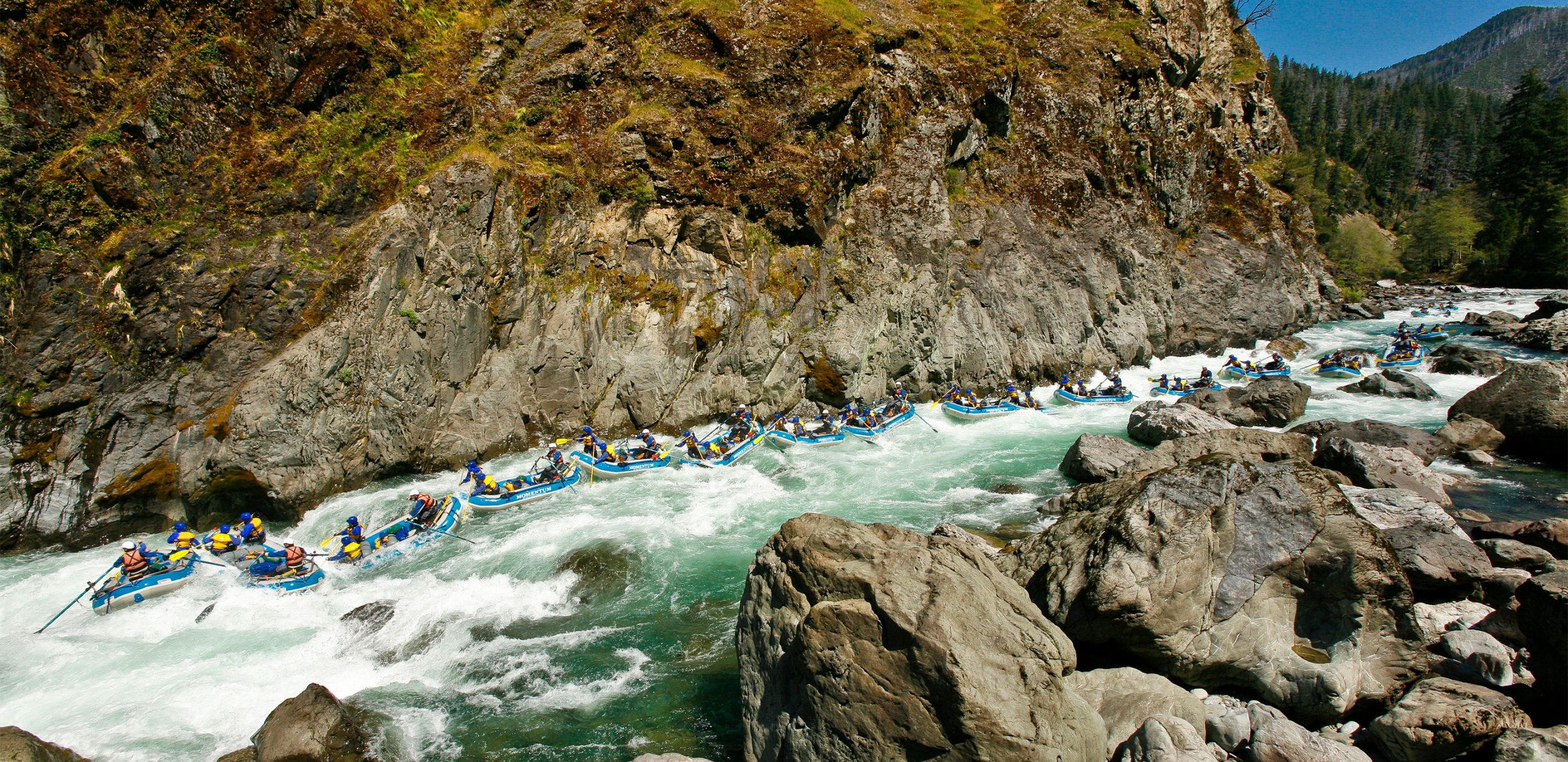 Green Wall Rapid - Illinois River Rafting, Oregon
