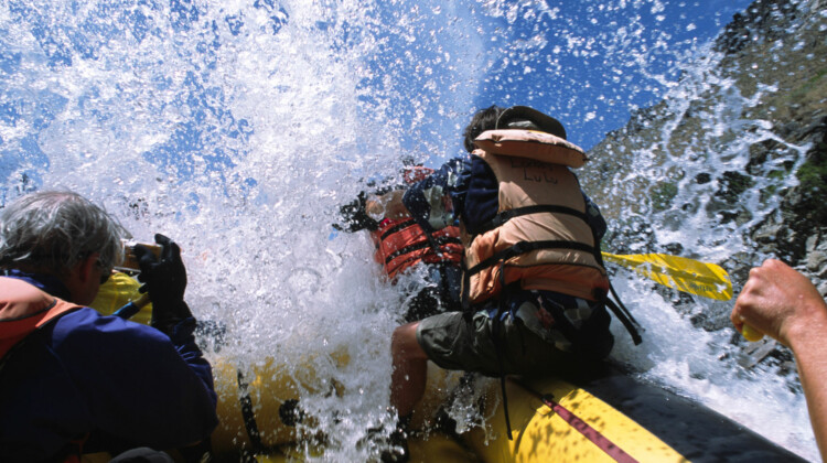 Idaho Salmon - Rafting the River of No Return. Big hit