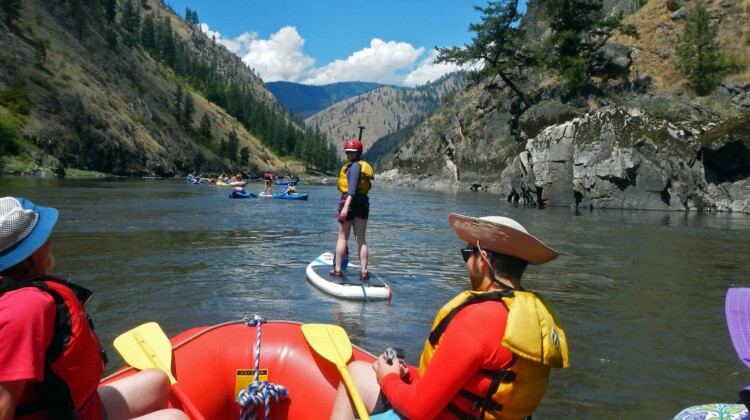 SUP - Family Rafting - Idaho Salmon River