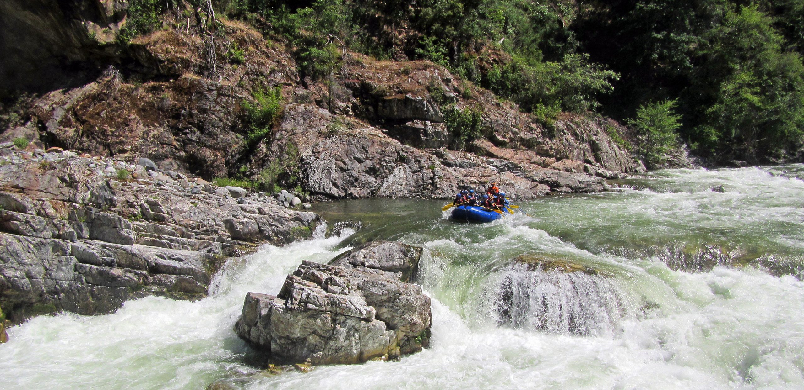 California Salmon Rafting Safari - Cascade Falls