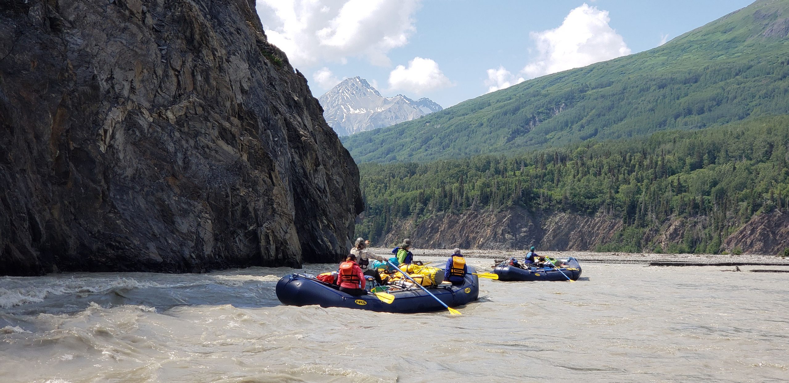 Tatshenshini River Rafting - Alaska - Alkie Confluence