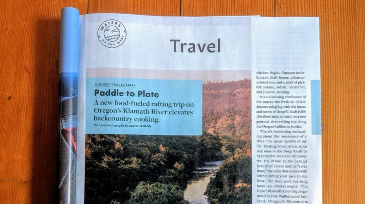 Upper Klamath Rafting Safari in Sunset Magazine