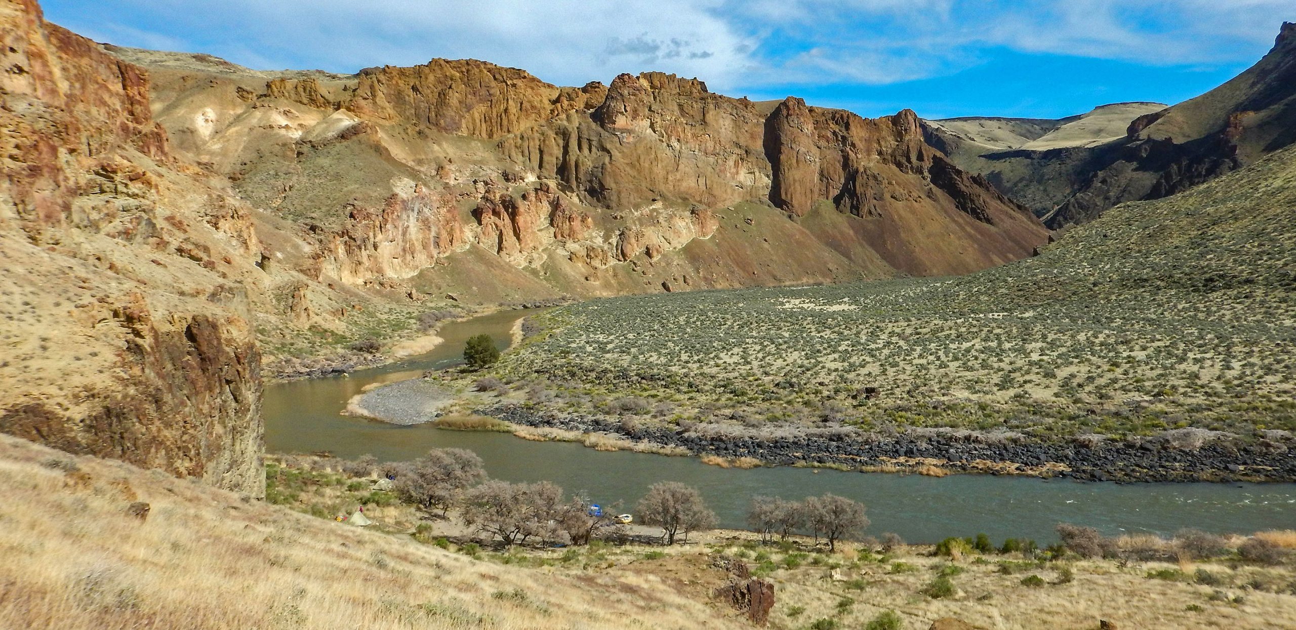 Lower Owyhee River - Rafting Camp