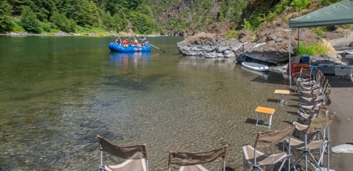 Luxury Camping, Glamping, Rogue River Rafting