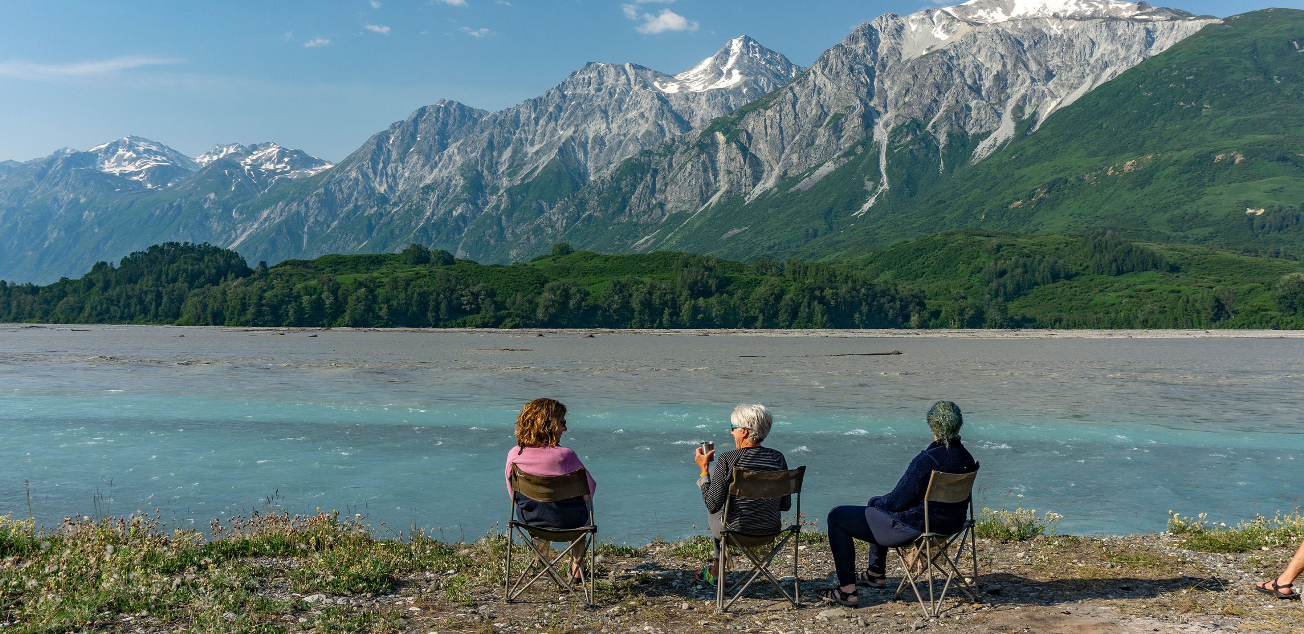 Melt Creek Camp - Rafting the Tatshenshini Alsek.