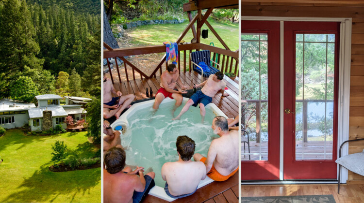 California Salmon Rafting - Lodge Trip - Hot tub