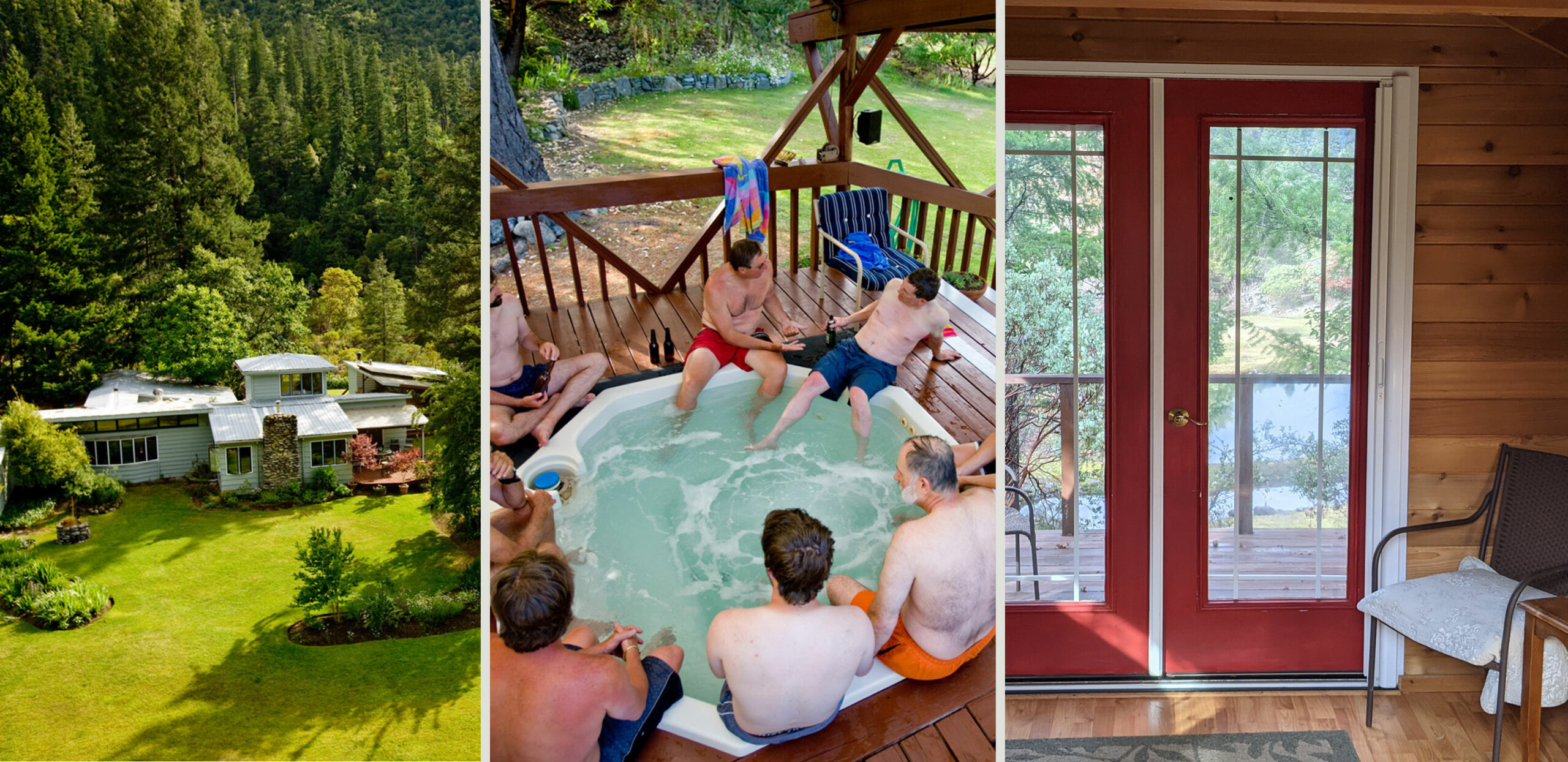 California Salmon Rafting - Lodge Trip - Hot tub