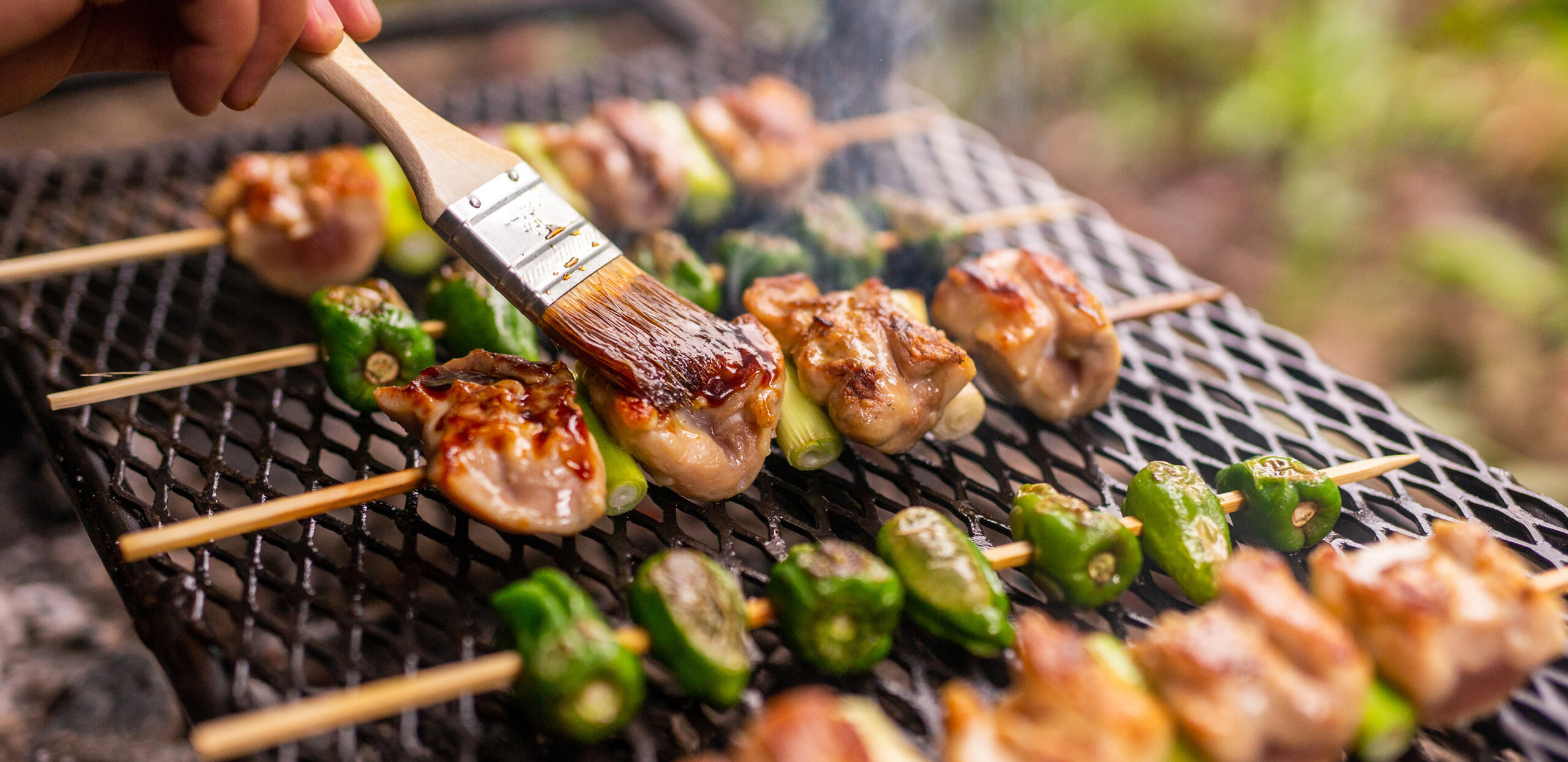 Yakitori and Shishitos - Wilderness Gourmet Rafting Trips - Photo: Wilder Projects