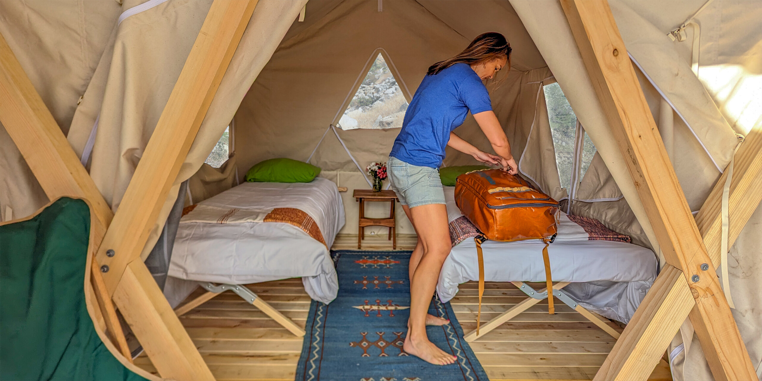 Kern River Rafting Safari Tent